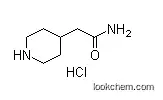 Molecular Structure of 1190194-62-7 (2-Piperidin-4-yl-acetamide Hydrochloride)